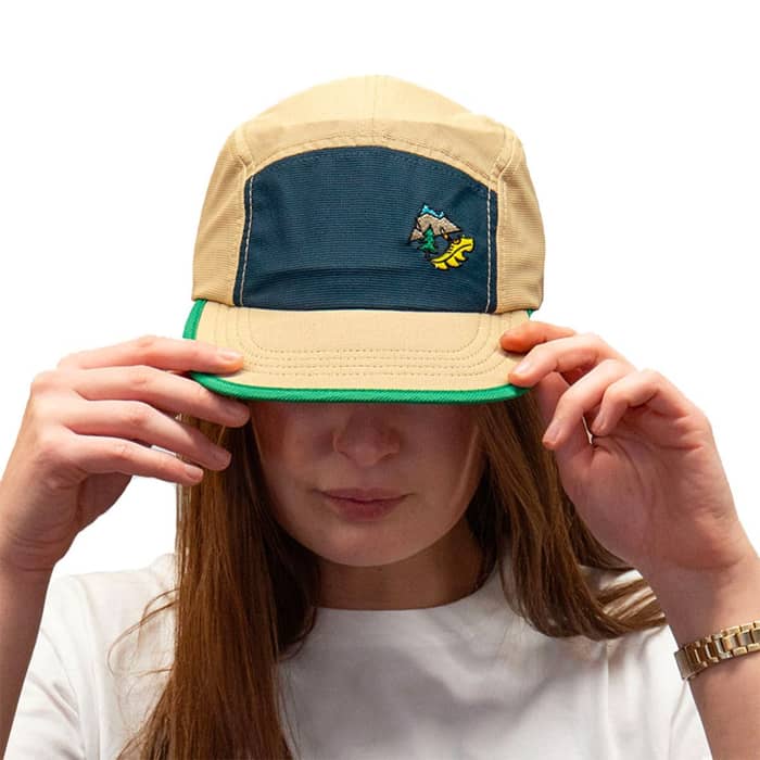 Casquette 5 Panel DBDB Beige/Bleu