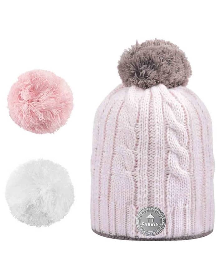 Creamy Gin Beanie Light Pink