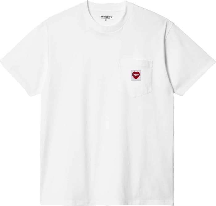 W' S/S Pocket Heart T-Shirt White