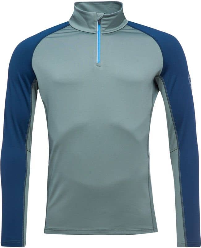 Classique 1/2 Zip Soft Moss + Rossignol
