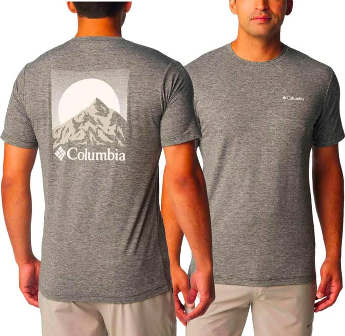 Kwick Hike Back Graphic Black Heather Moonscape