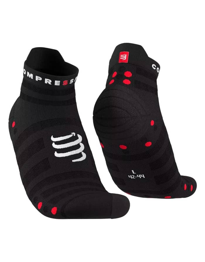 Pro Racing Socks V4.0 Ultralight Run Low Black/Red