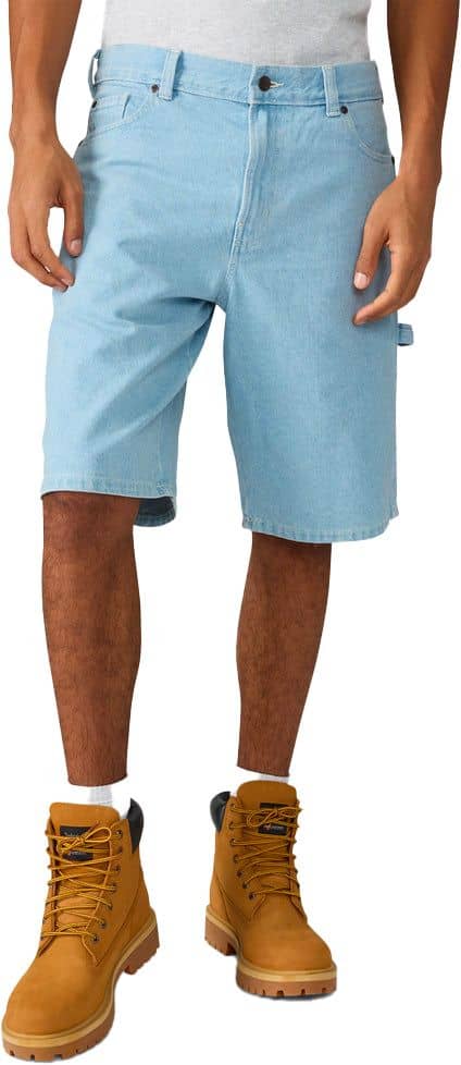 993 11 Inch Carpenter Short Jeans Vintage Aged Blue