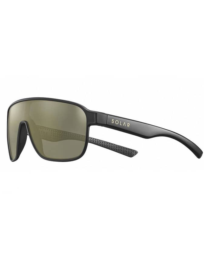 Discovery Noir Mat Polarized Flash Or + Solar