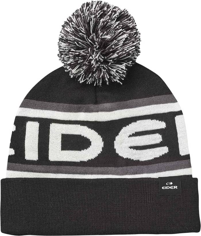 Pompon Beanie Black