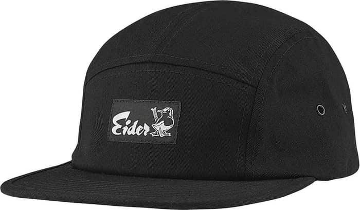 5 Panel Cap Black
