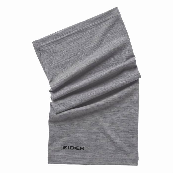 Merino Neckwarmer Eider 180 Heather Grey