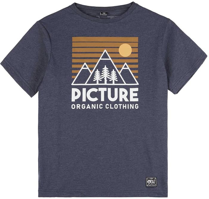 Fasty Tee Dark Blue Melange + Picture Organic Clothing