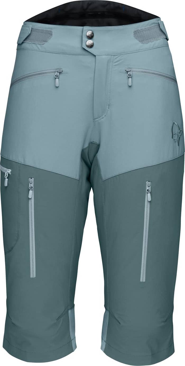 Fjørå Flex1 Shorts W's North Atlantic/Tourmaline + Norrona
