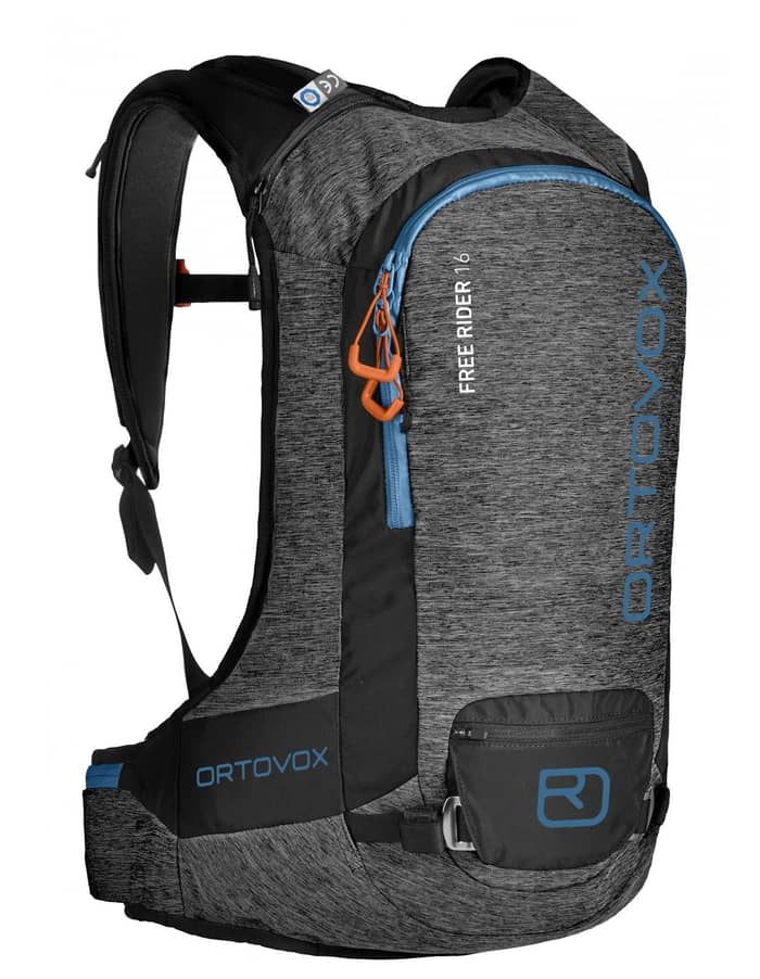 Free Rider 16 Black Anthracite Blend + Ortovox