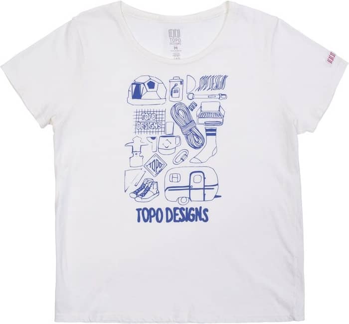 Gear Tee M  Natural + Topo Designs