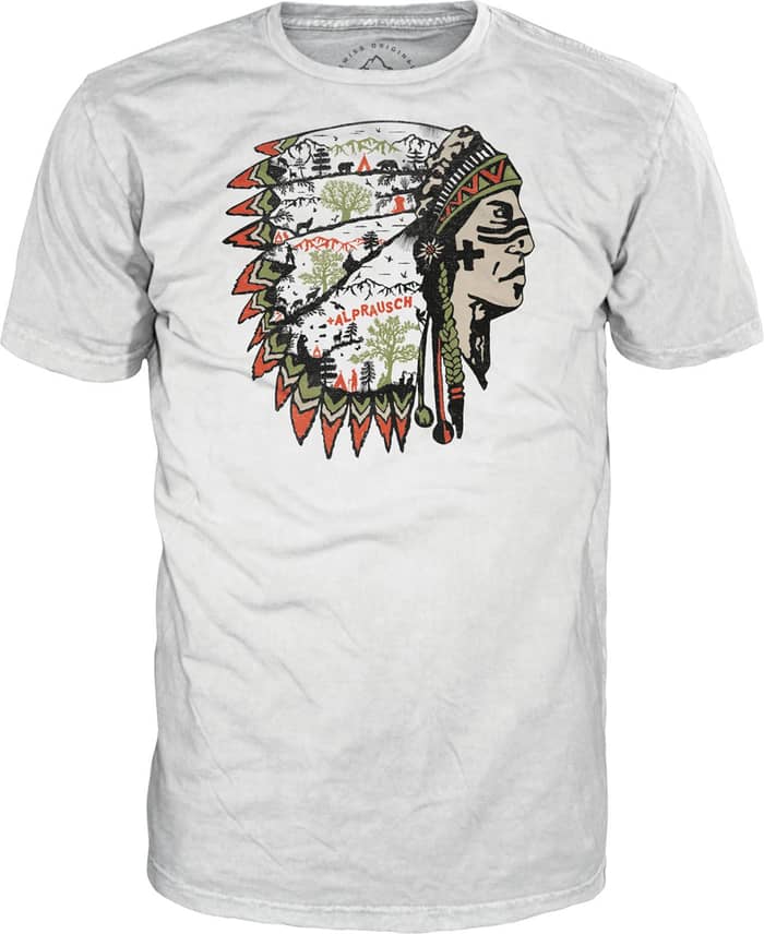 Häuptling Schäreschnitt T-Shirt White + Alprausch