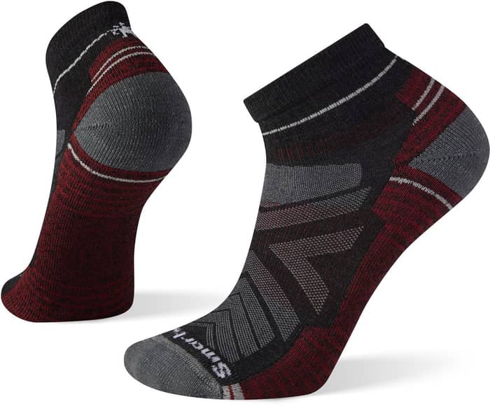 Hike Light Cushion Ankle Socks Charcoal + Smartwool