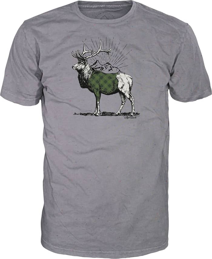 Hirschmeischter T-Shirt Grey Fancy Melange + Alprausch