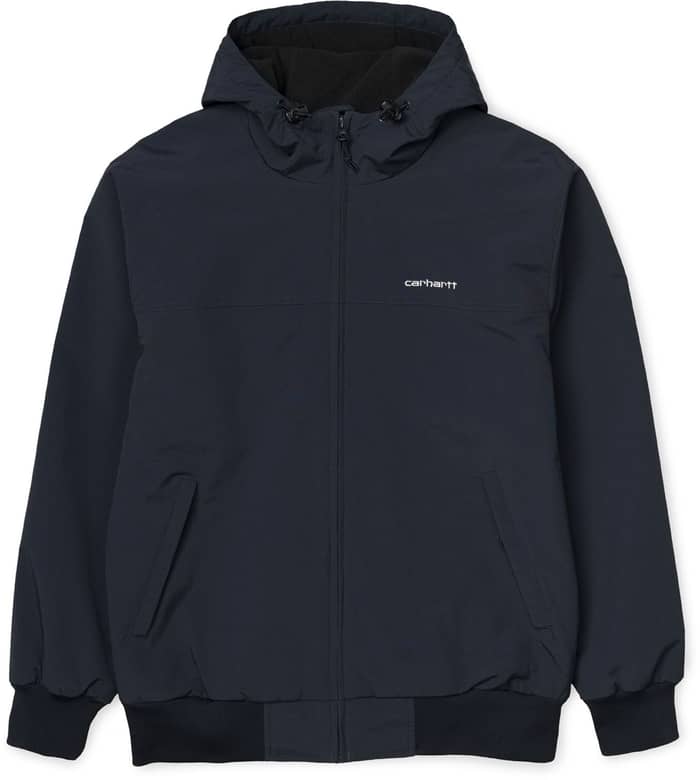 Hooded Sail Jacket Dark Navy White + Carhartt WIP