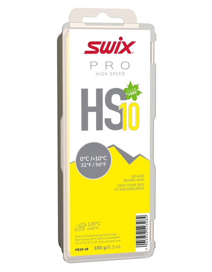 HS10 Yellow 0°C/+10°C 180g + Swix
