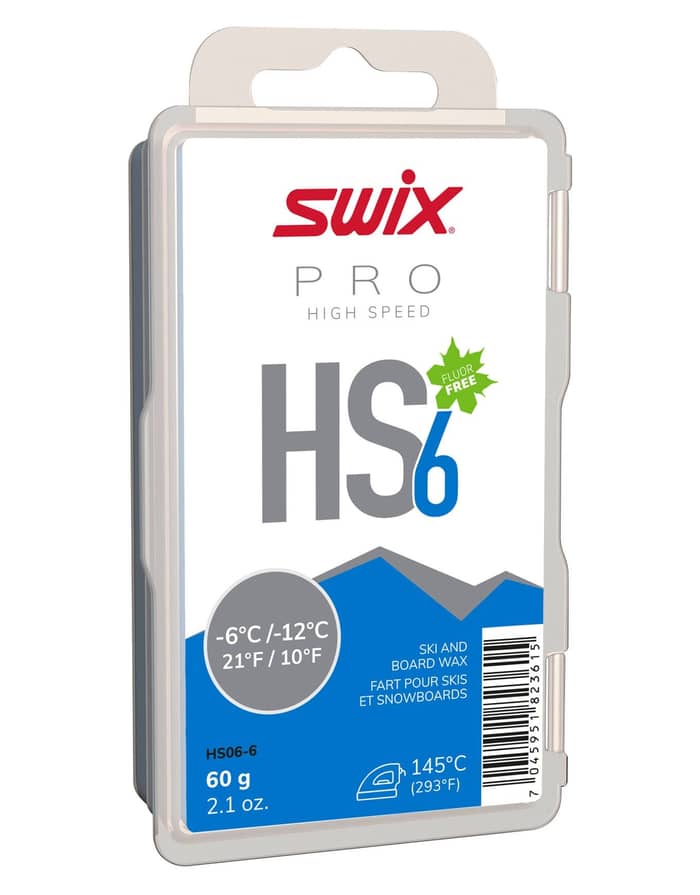 HS6 Blue, -6°C/-12°C, 60g + Swix