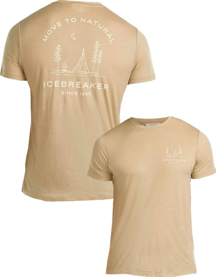 M Merino 150 Tech Lite SS Tee Peaceful Pass Flagstone