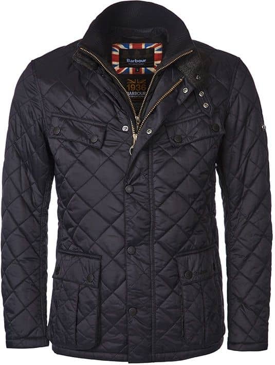 Intl Windshield Quilt Black + Barbour