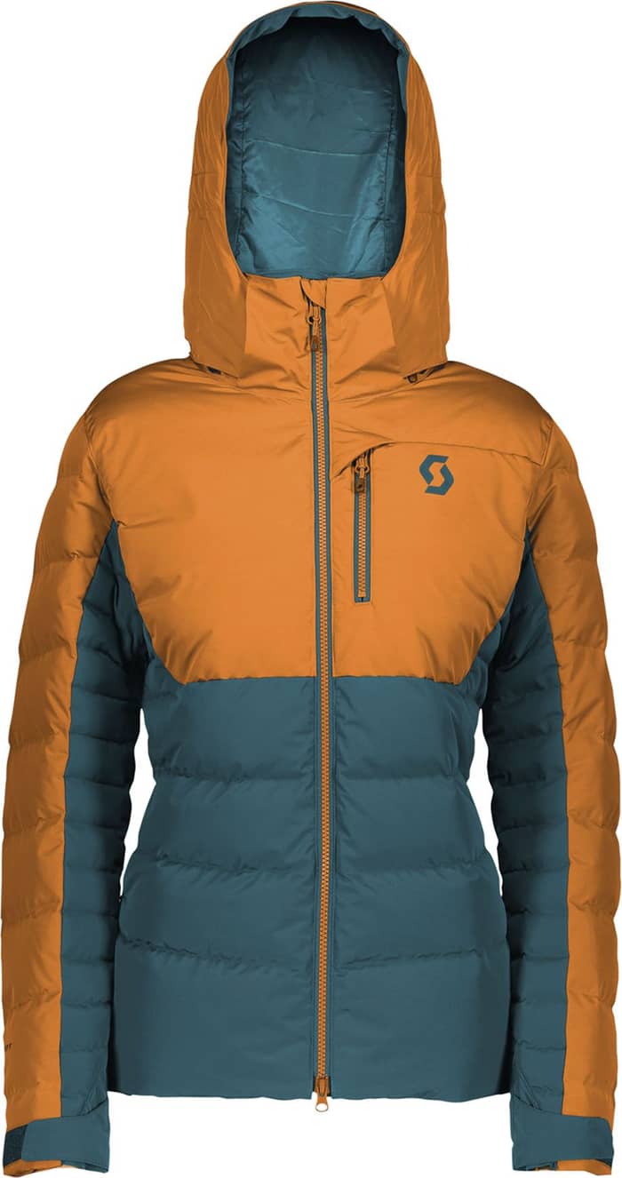 Jacket W's Ultimate Down Ginger Bread/Majolica Blue + Scott