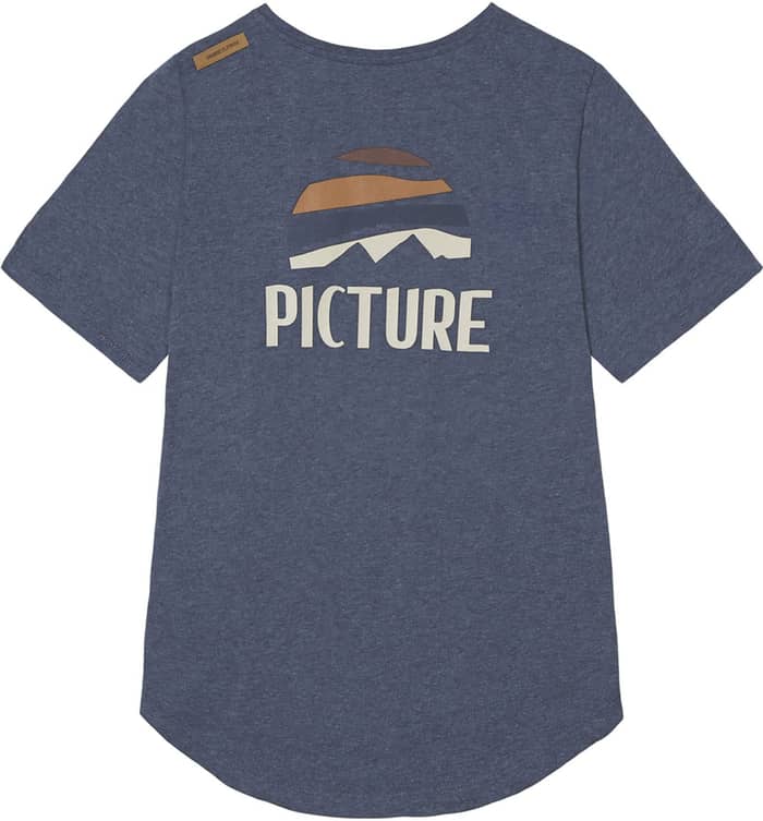 Key Tee Dark blue Melange + Picture Organic Clothing