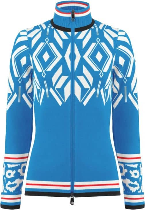 Knit Jacket Diva Blue + Poivre Blanc