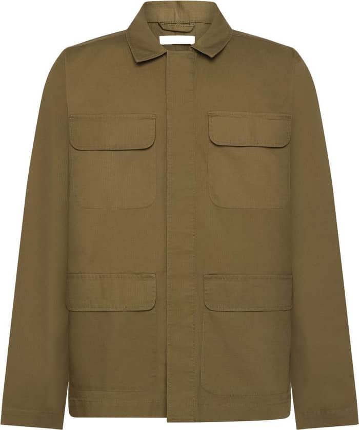 Ribstop Overshirt Burned Olive