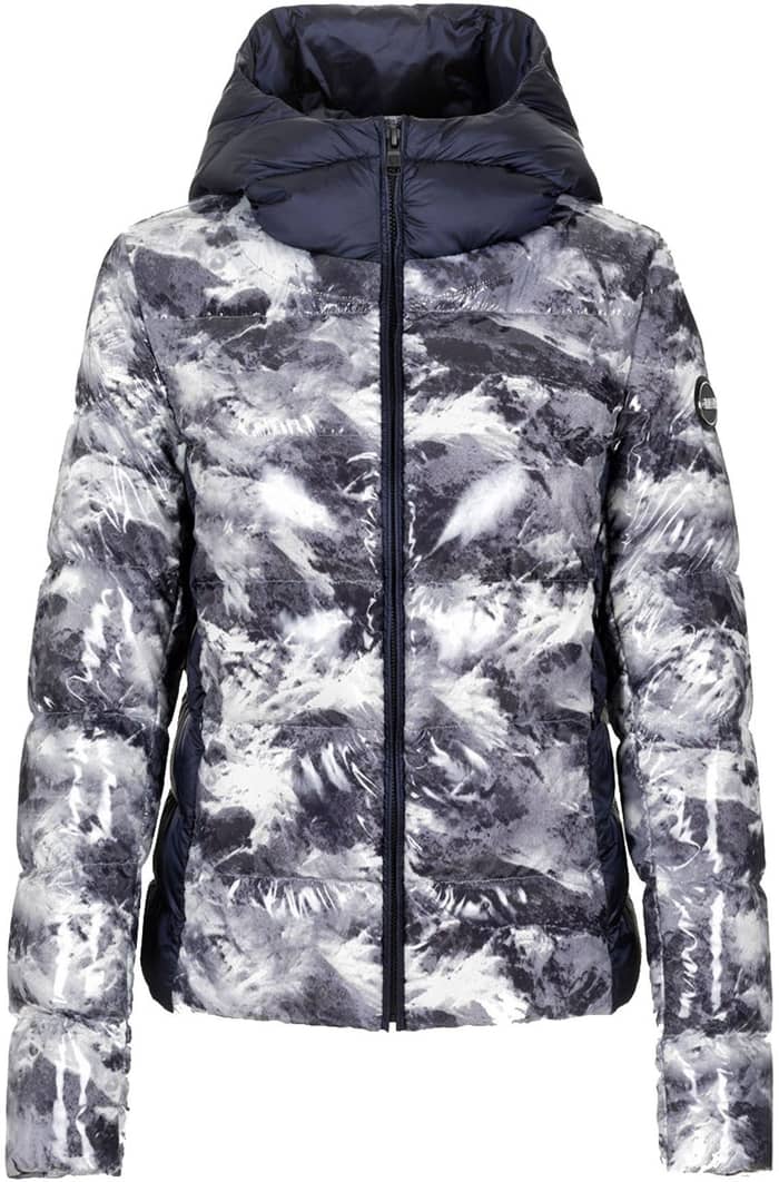 Ladies Down Jacket Navy Blue-Navy Blue