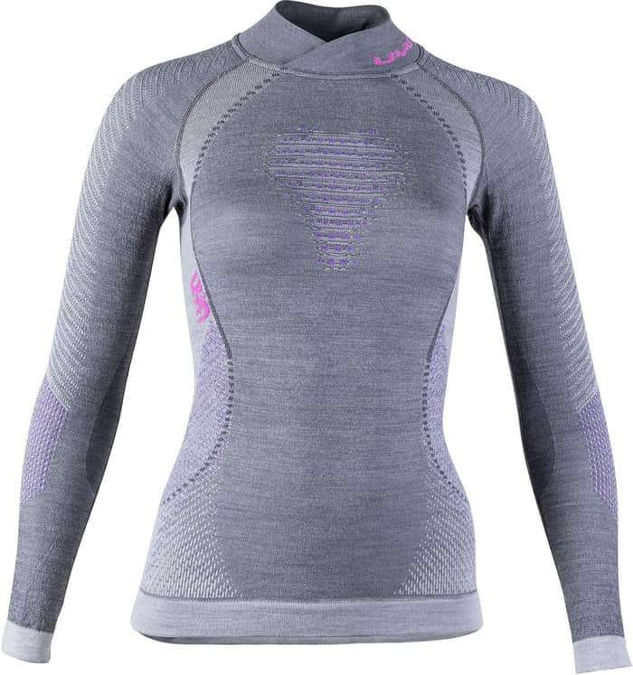 Lady Fusyon LS Turtle Neck Anthracite/Purple/Pink + Uyn