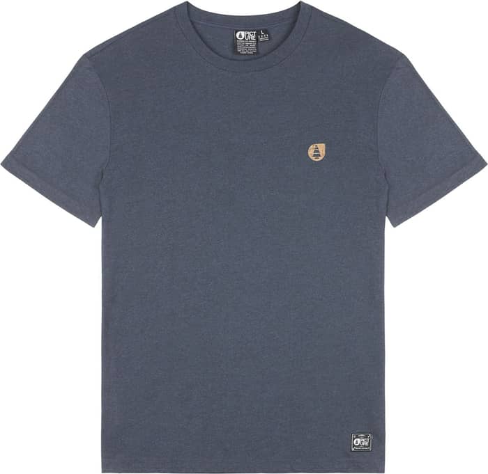 Lil Croq Tee Dark blue melange + Picture Organic Clothing