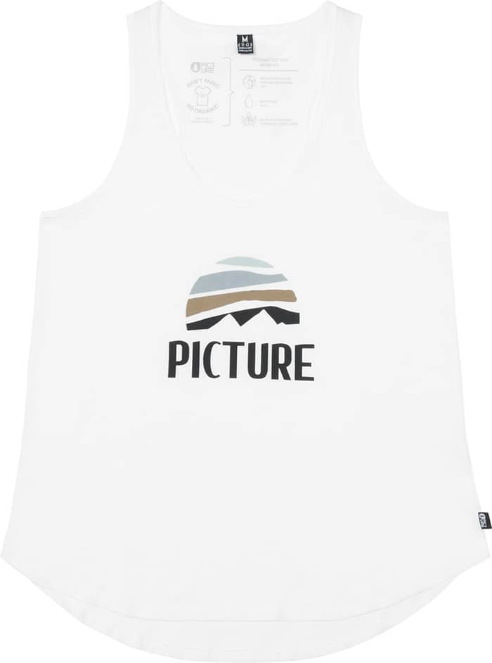 Losty Tank White + Picture Organic Clothing
