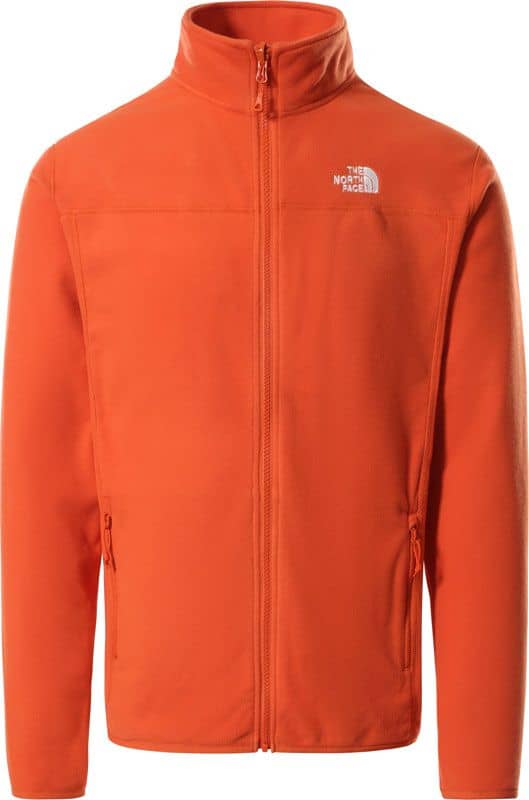 M 100 Glacier Full Zip - Eu Burnt Ochre + The North Face