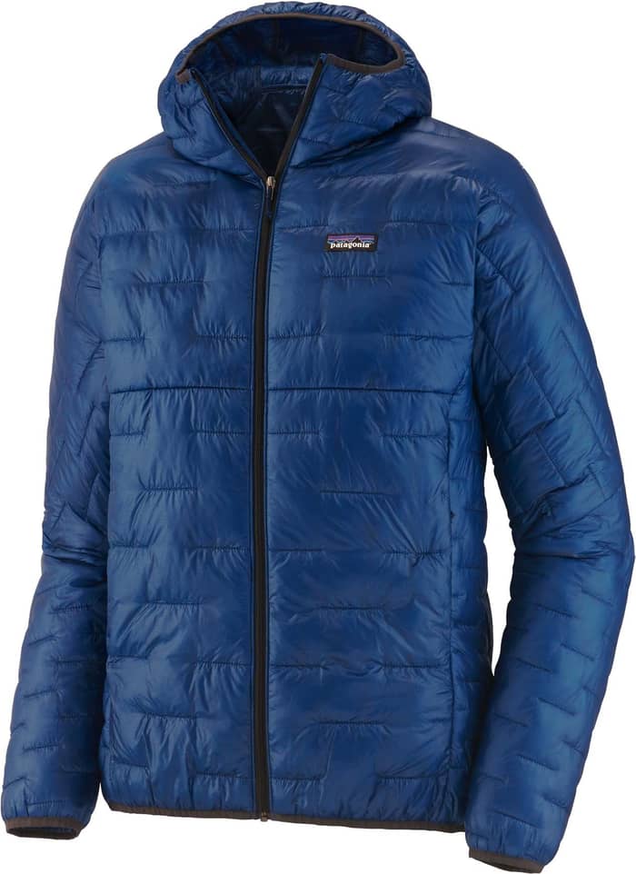 M's Micro Puff Hoody Superior Blue w/Ink Black + Patagonia