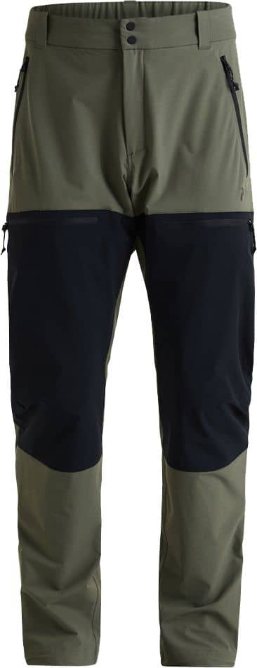 M Stretch Trek Pants Pine Needle Black + Peak Performance