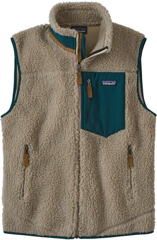 M's Classic Retro-X Vest Pelican w/Dark Borealis Green + Patagonia