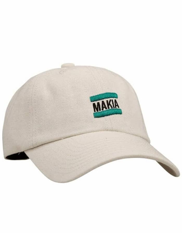 Makia Clothing Windy Cap Off White Petten : Snowleader