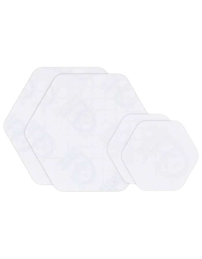 Tenacious® Tape Repair Hex Patches Clear