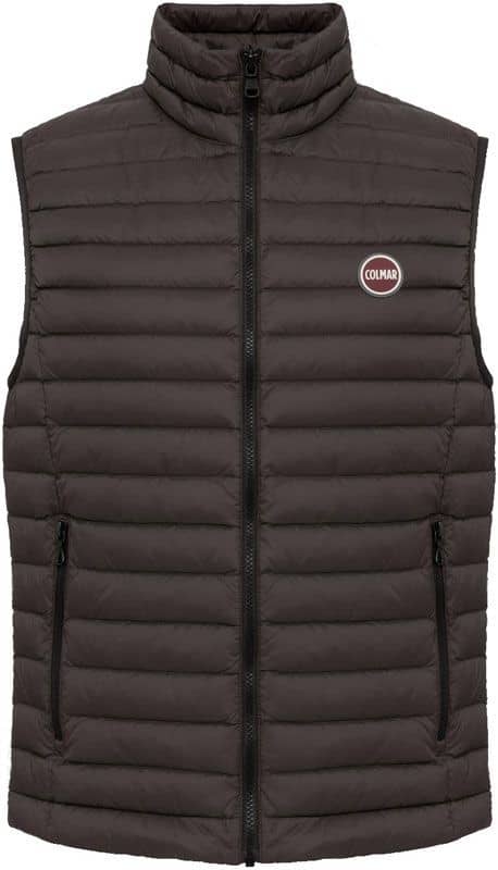 Mens Down Vest Black-Spike + Colmar Originals