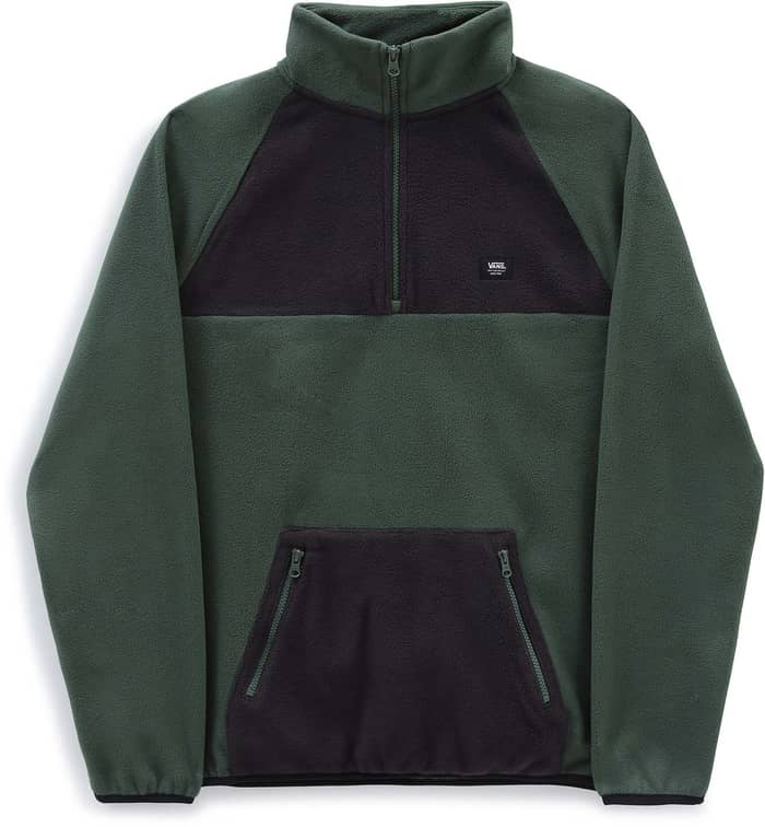 Mn Polar Fleece Anorak Sycamore Black + Vans
