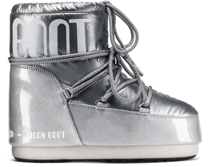 Moon Boot Classic Low Pillow Silver + Moon Boot