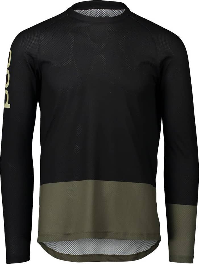 MTB Pure LS Jersey Uranium Black/Epidote Green