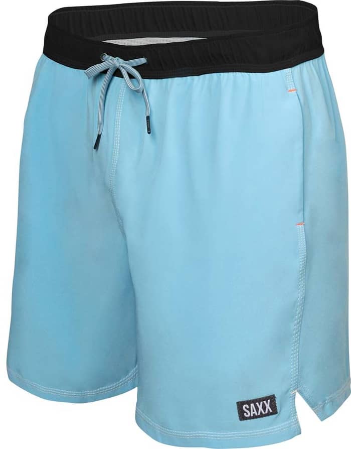 Oh Buoy 2N1 Volley 5" Azure/Black + Saxx Underwear