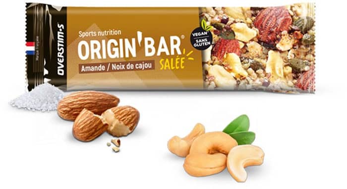 Origin Bar Overstims Salée Noix De Cajou Amande Vegan & Sans Gluten