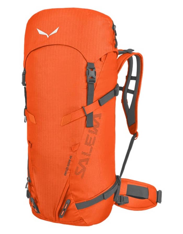 Ortles Guide 45 Red Orange + Salewa