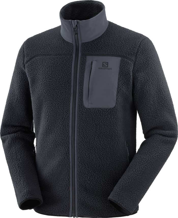 Outline Warm Teddy Flee M Black/Ebony + Salomon