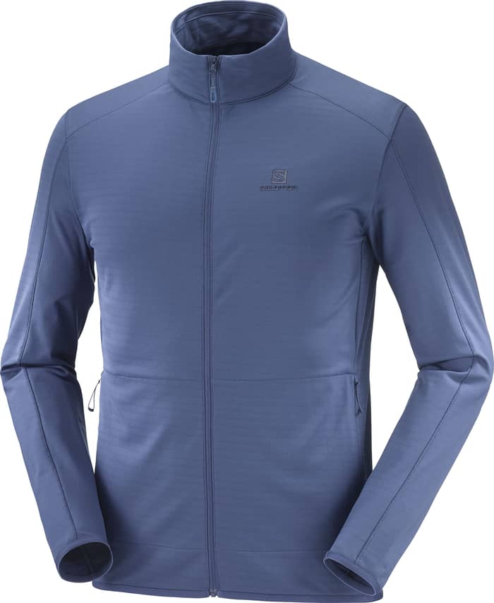Outrack Full Zip Mid M Dark Denim + Salomon