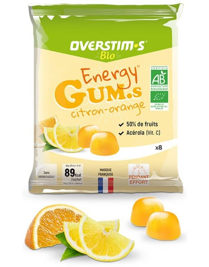 Energy Gums Bio Overstims Citron - Orange