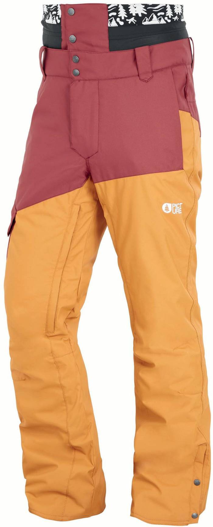 Panel Pant M Ketchup Camel + Picture Organic Clothing