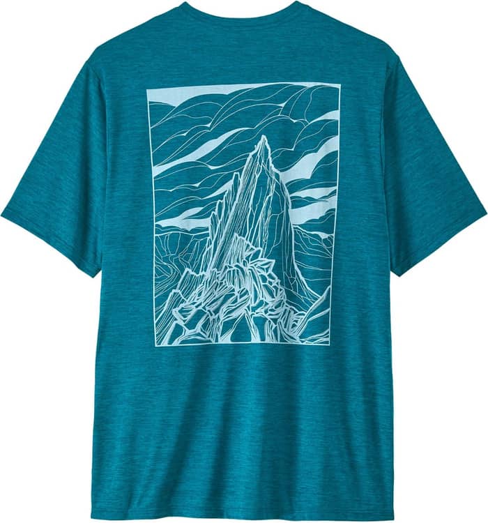 M's Cap Cool Daily Shirt - Cloud Crag Glacial Blue Light X-Dye