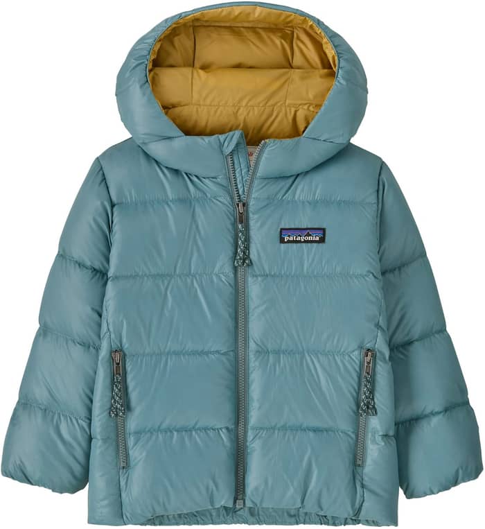 Baby Hi-Loft Down Sweater Hoody Blue Sage